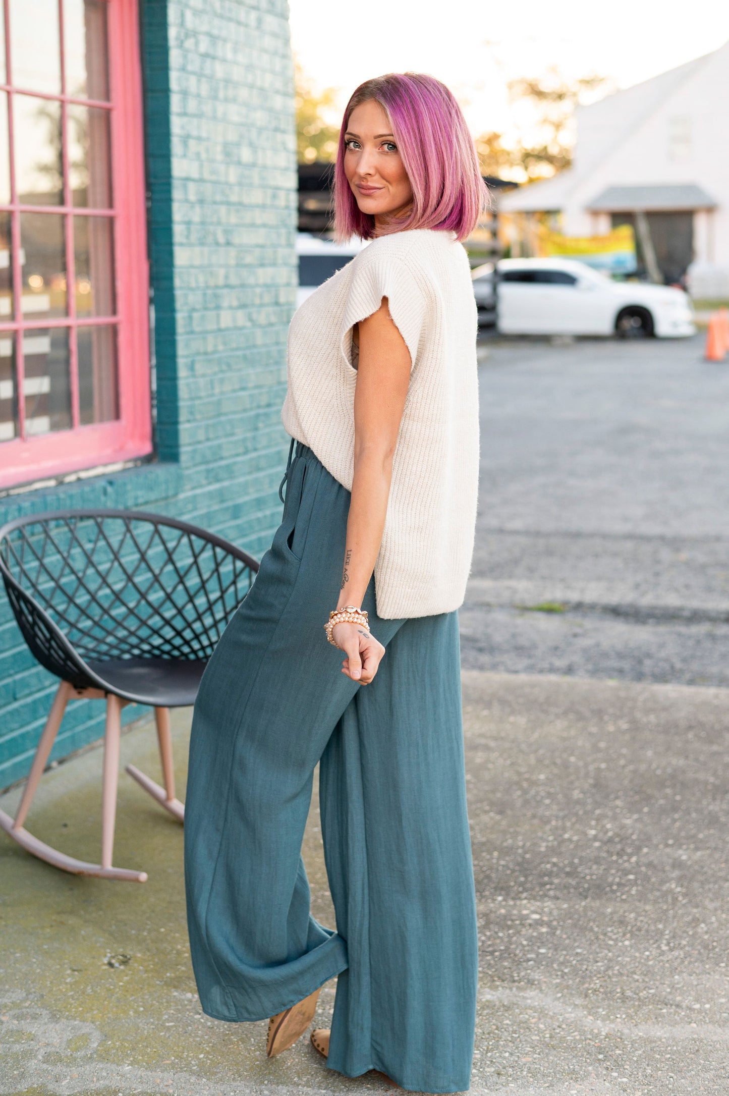 Thriving Vibes Palazzo Pants