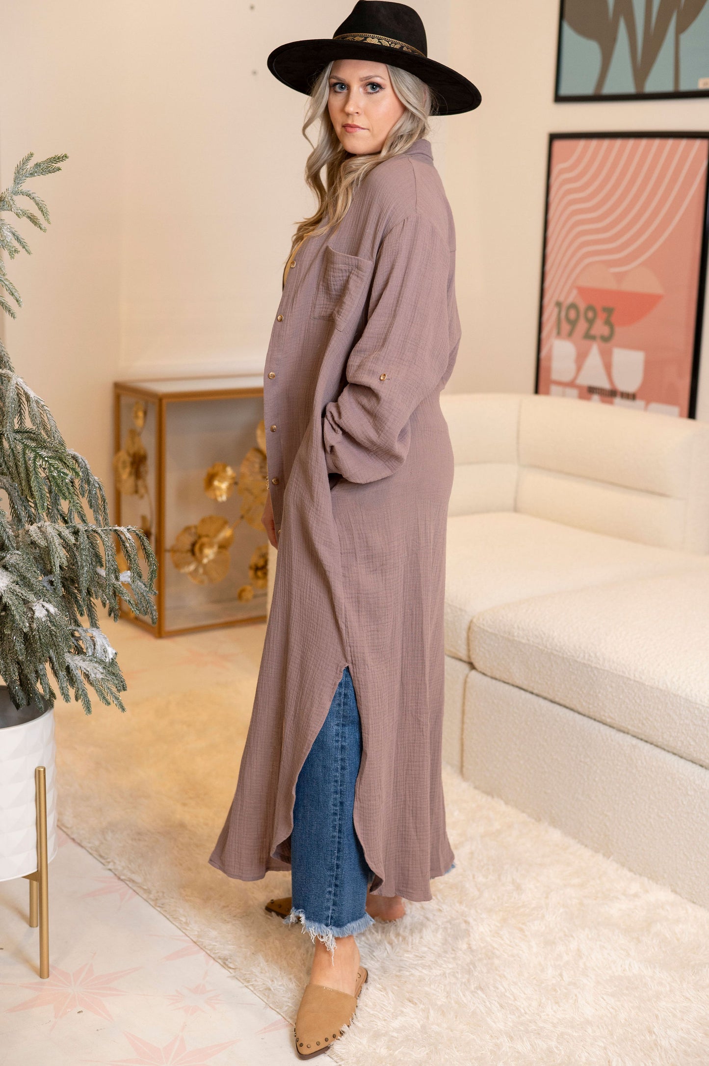 All The Better Button Down Maxi/Shirt Dress[MULTIPLE COLORS]