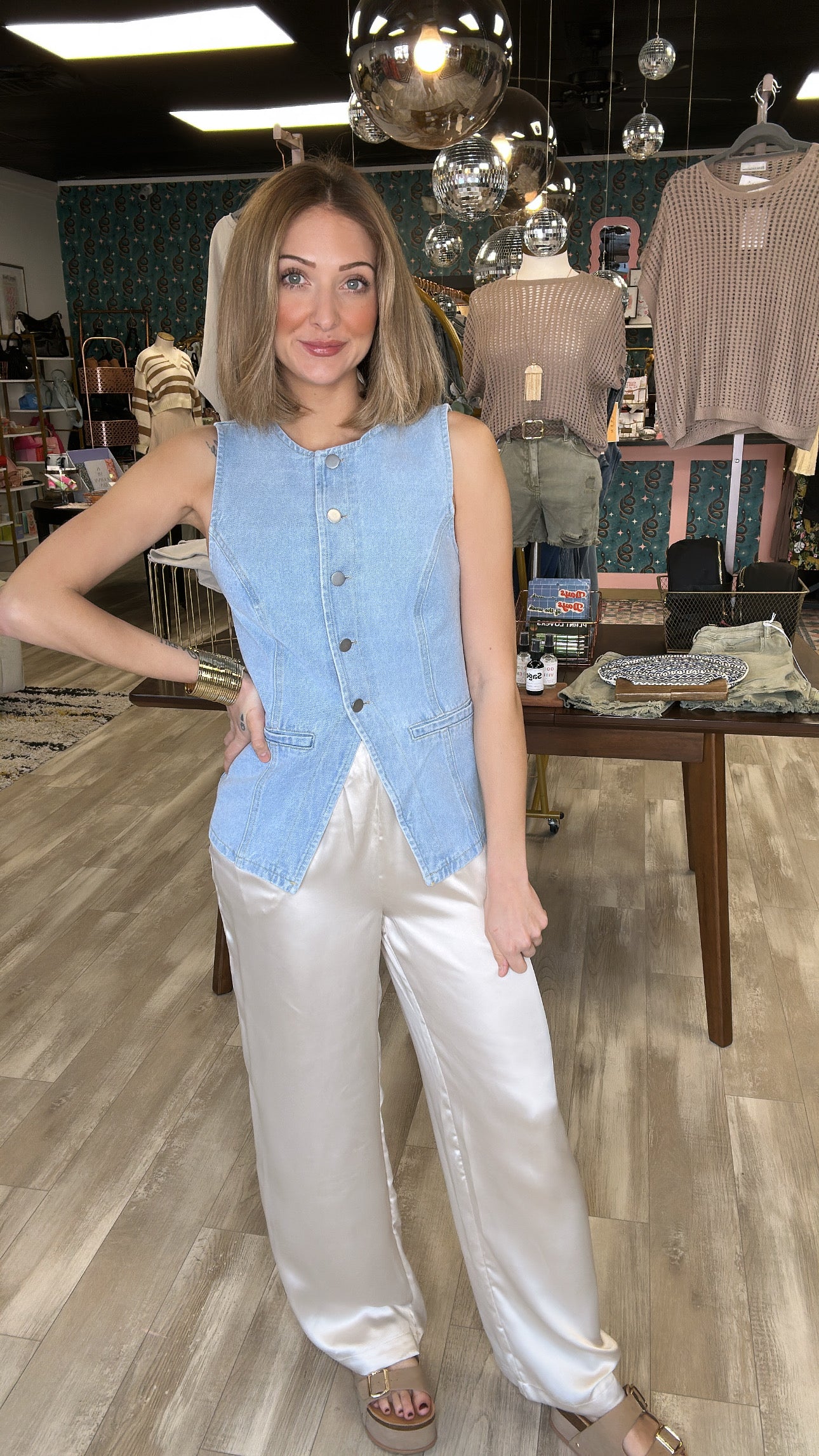 Rule The World Denim Top