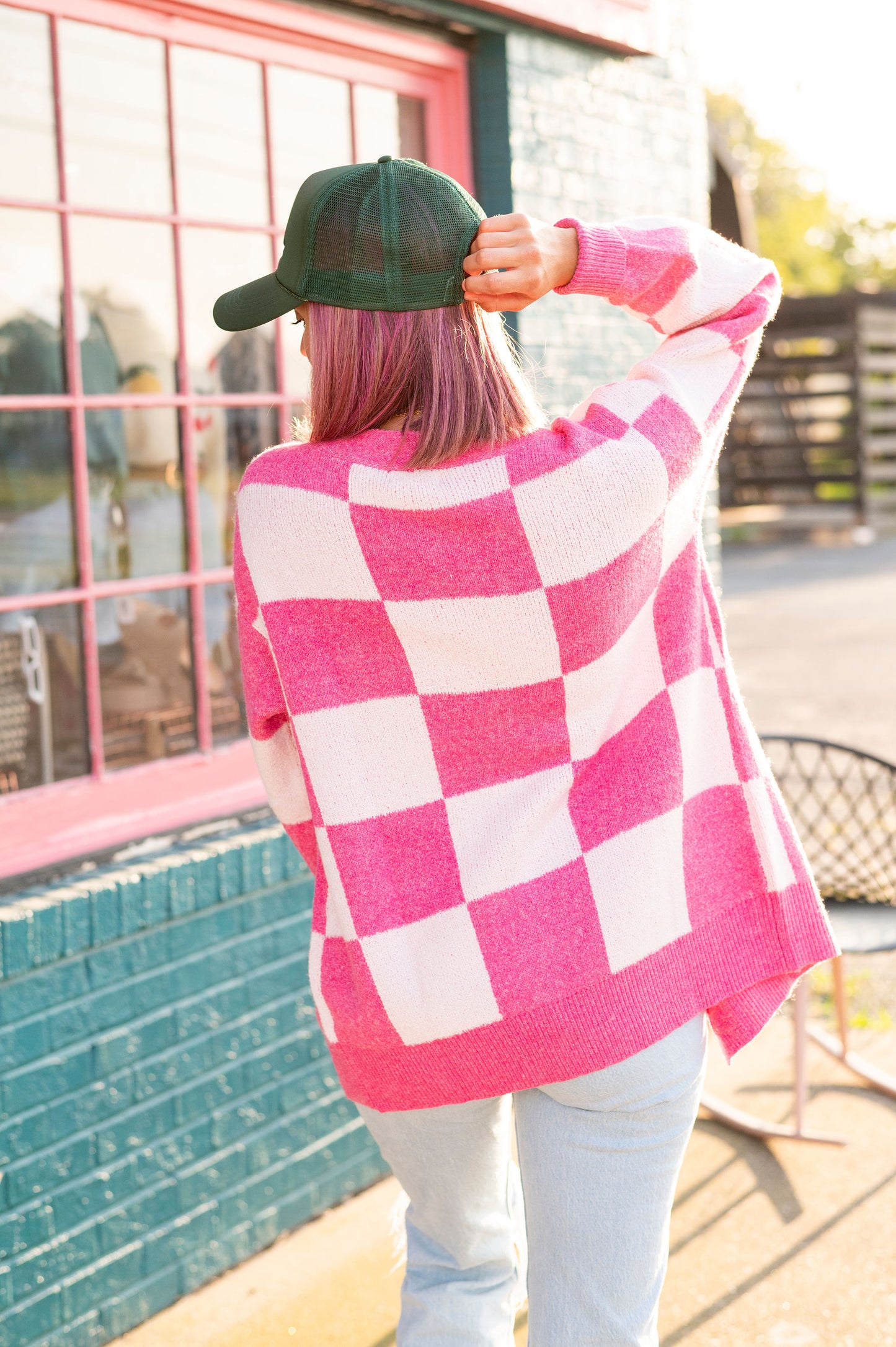 Bring The Magic Checkered Cardigan [MULTIPLE COLORS]