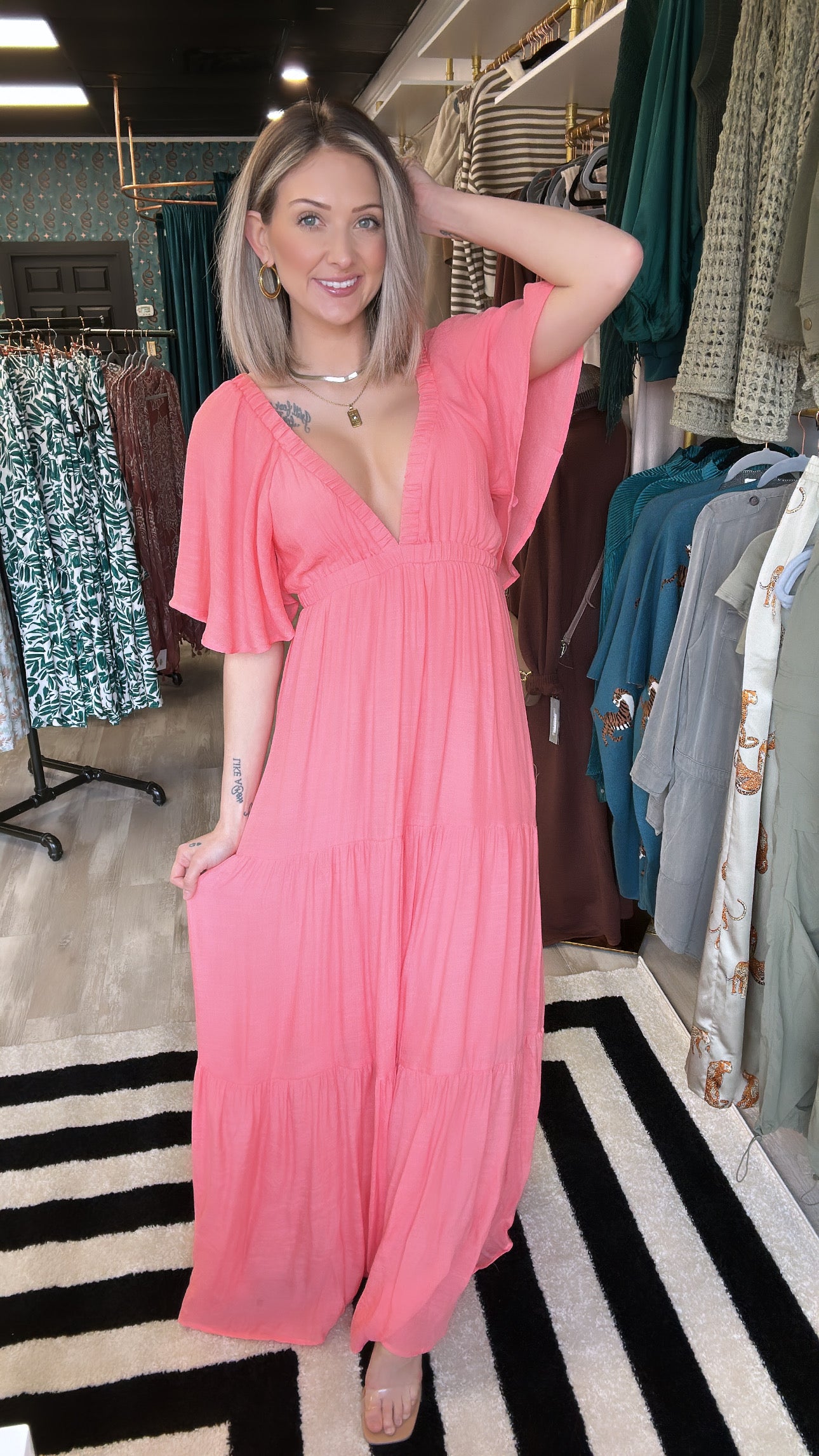 Made To Charm Maxi Dress[FREE PEOPLE DUPE]
