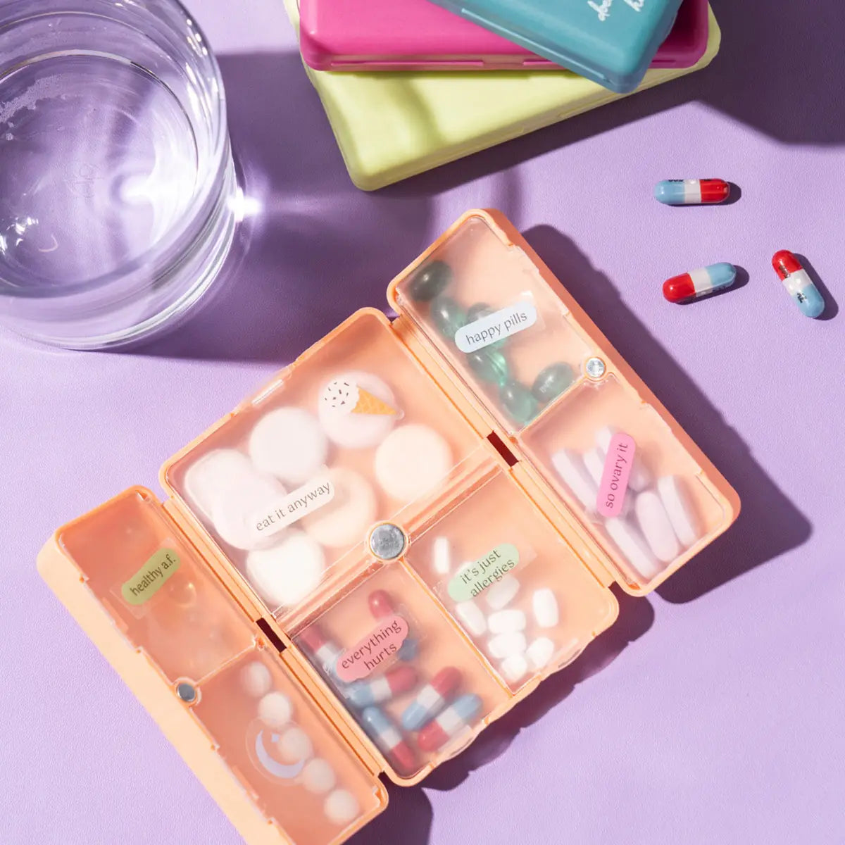 Pill & Vitamin Organizer [MULTIPLE COLORS]