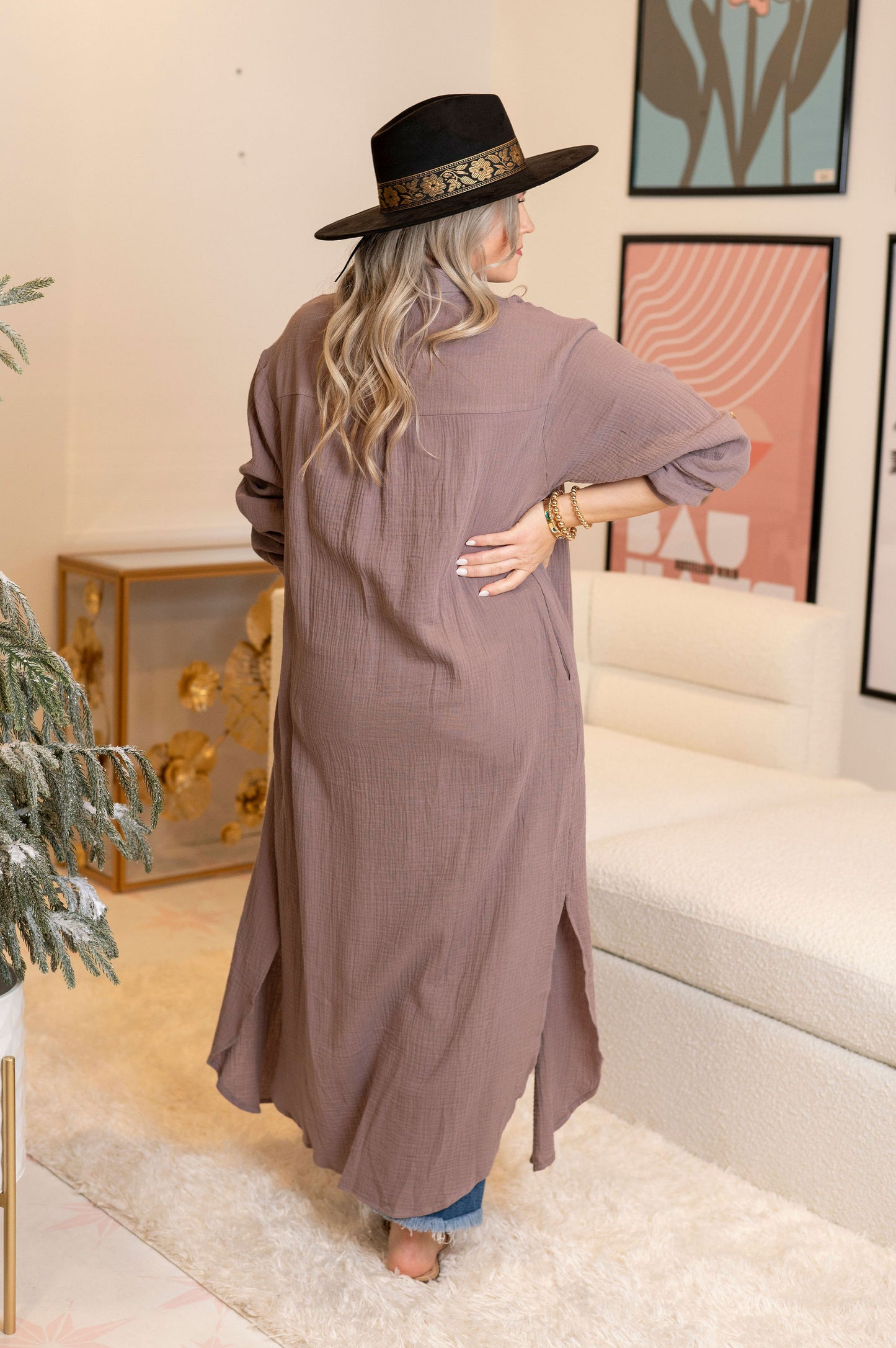 All The Better Button Down Maxi/Shirt Dress[MULTIPLE COLORS]