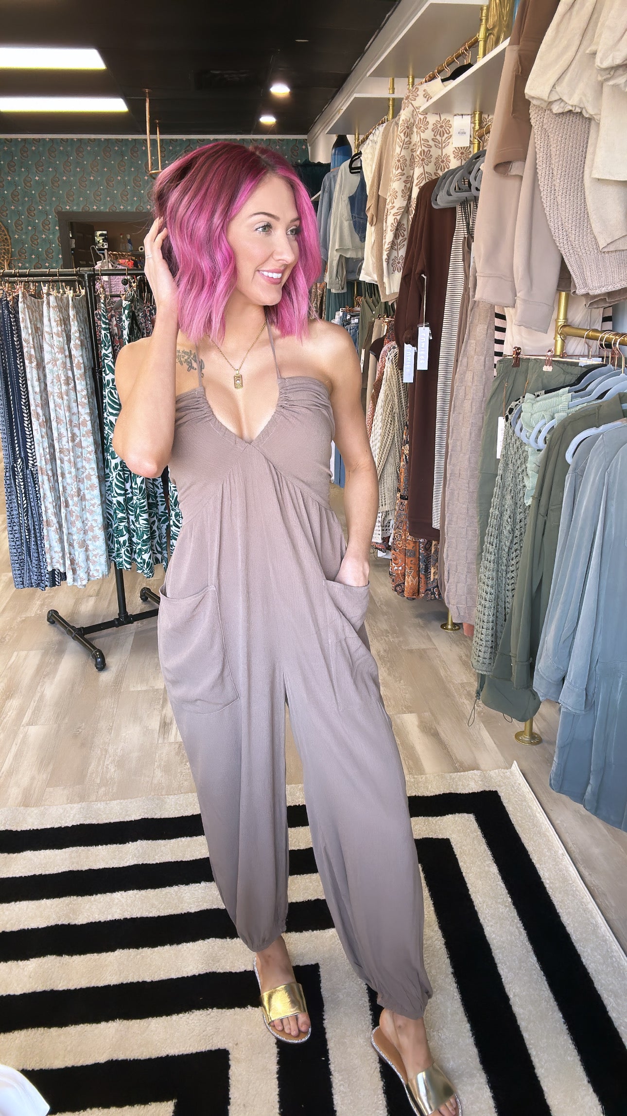 Late Night Call Jumpsuit [MULTIPLE COLORS]