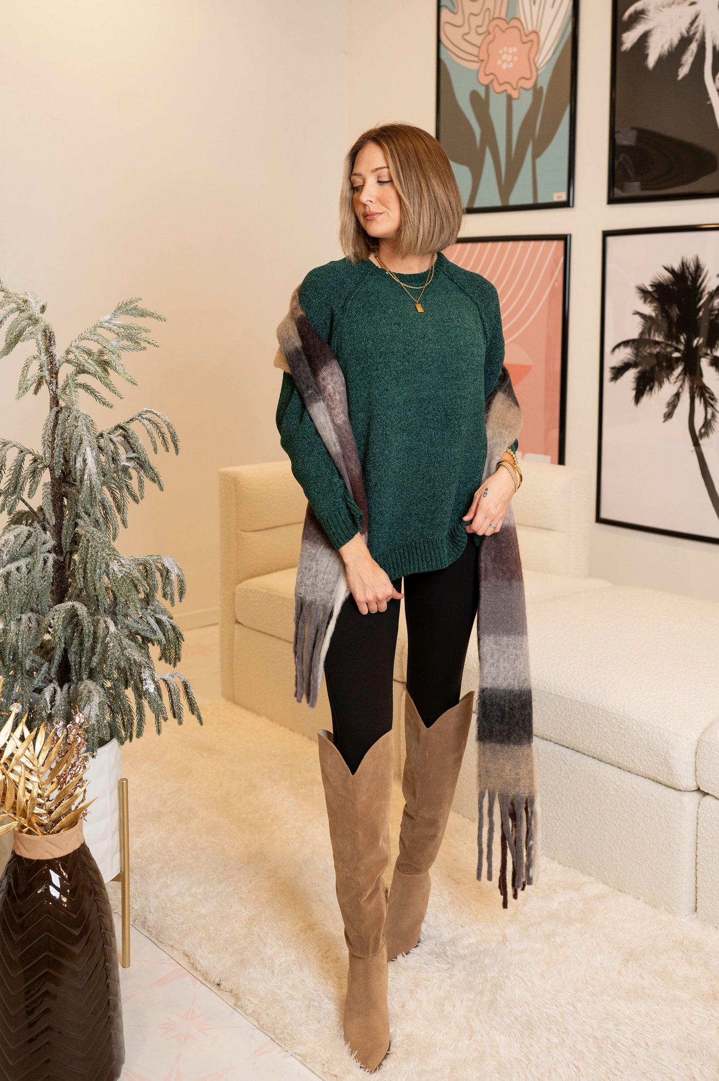 Crisp & Cozy Chenille Sweater [MULTIPLE COLORS]