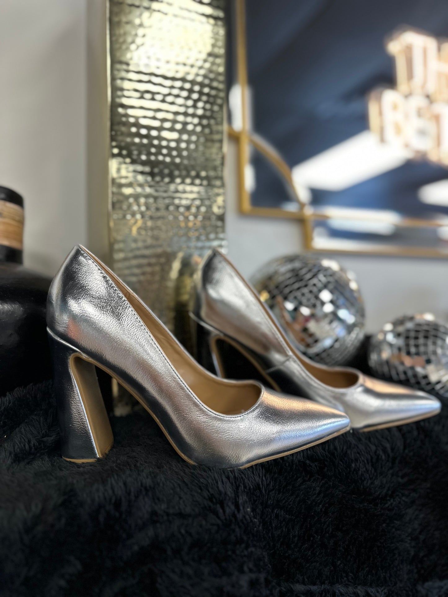 Metallic Heel