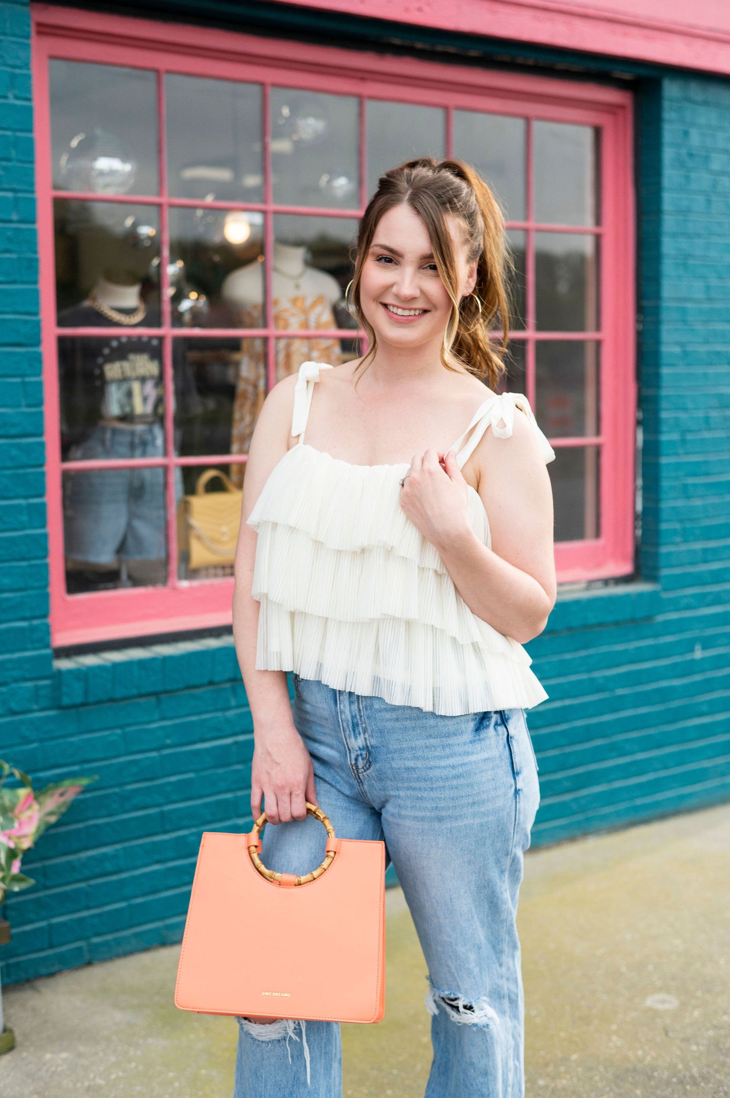 Flirty Touch Ruffle Tank