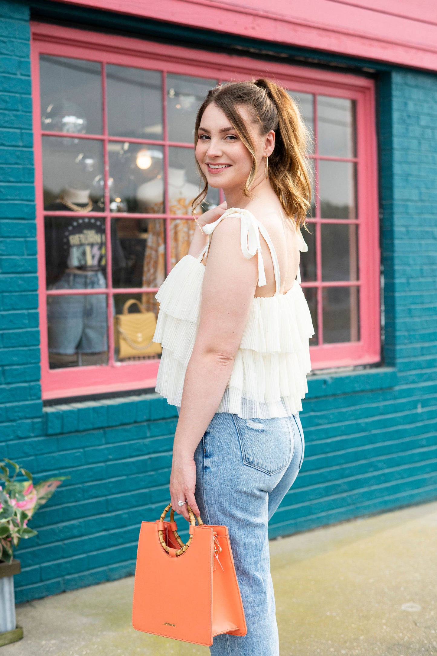 Flirty Touch Ruffle Tank