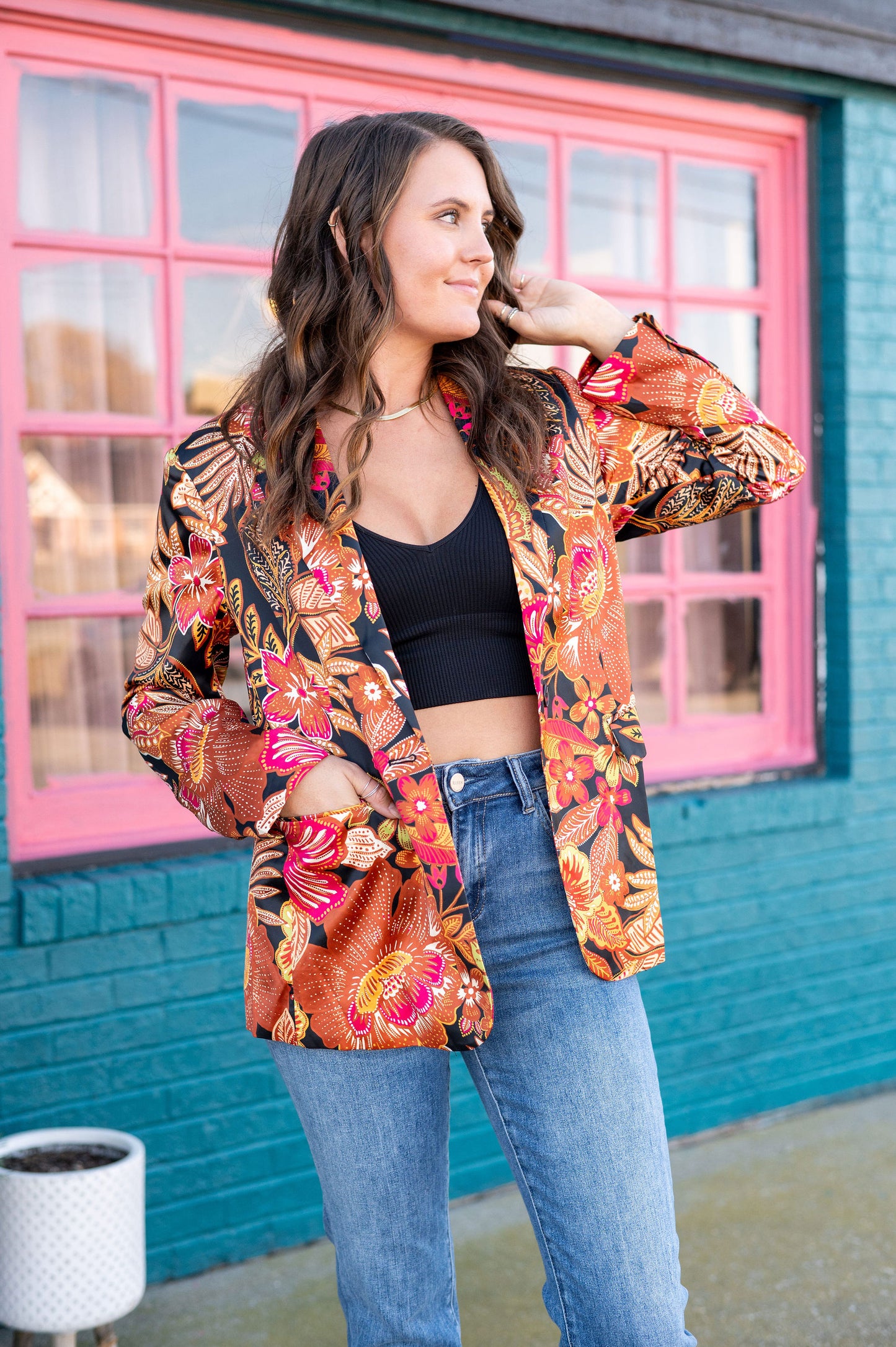 Flawless Icon Floral Blazer